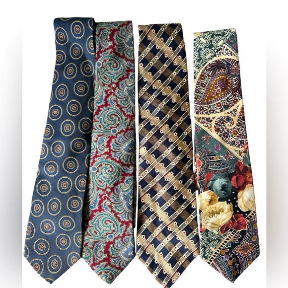 Bundle of Vintage Silk Ties from various brands - Picture 1 of 6